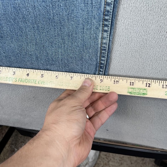 Levis 559 Jeans Mens 36x34 Blue Relaxed Straight Leg Denim Medium Wash Classic - Picture 11 of 12